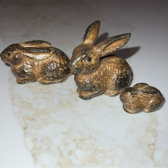 Vintage OMC Otagiri Japan Mini Ceramic Bunny Figurines - Picture 16 of 16